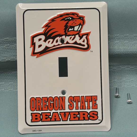 OSU Beavers light switch plate EUC - Picture 1 of 2